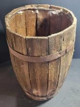 Antique Wooden Barrel $5 STS