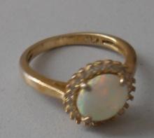 925 WITH OPAL STONE