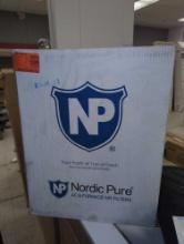 Lot of 2 Boxes of Nordic Pure 14 in. x 20 in. x 2 in. Allergen Pleated MERV 12 Air Filter (3-Pack),