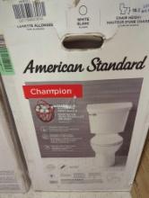 American Standard Champion Two-Piece 1.28 GPF Single Flush Elongated Chair Height Toilet with
