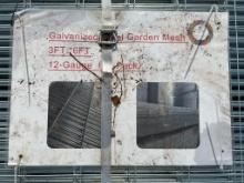 Unused Galvanized Steel Garden Mesh 50PCS