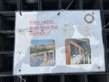 Black Metal Rail Panel 6-Gauge 40 PCS
