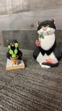 COMIC AND CURIOUS CATS FIGURINES