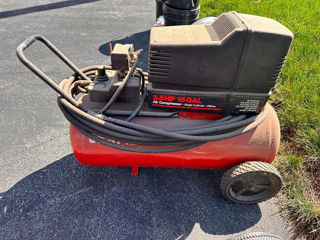 Craftsman 3.5HP 15 Gallon Air Compressor w/ Hose