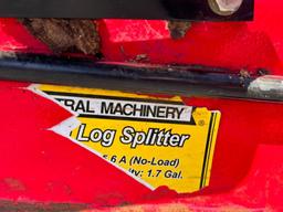 Electric Log Splitter, Central Machinery