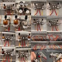 Group of MicroMatic Glycol Beer Lines, Gauges, Regulators, Clamps, Etc. See Images.