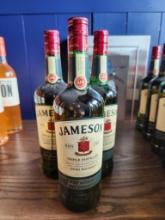 3 Bottles of Jameson Black Barrel 1L