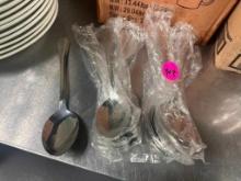 (16) New Stainless Steel NSF Serving Spoons, Thunder Group