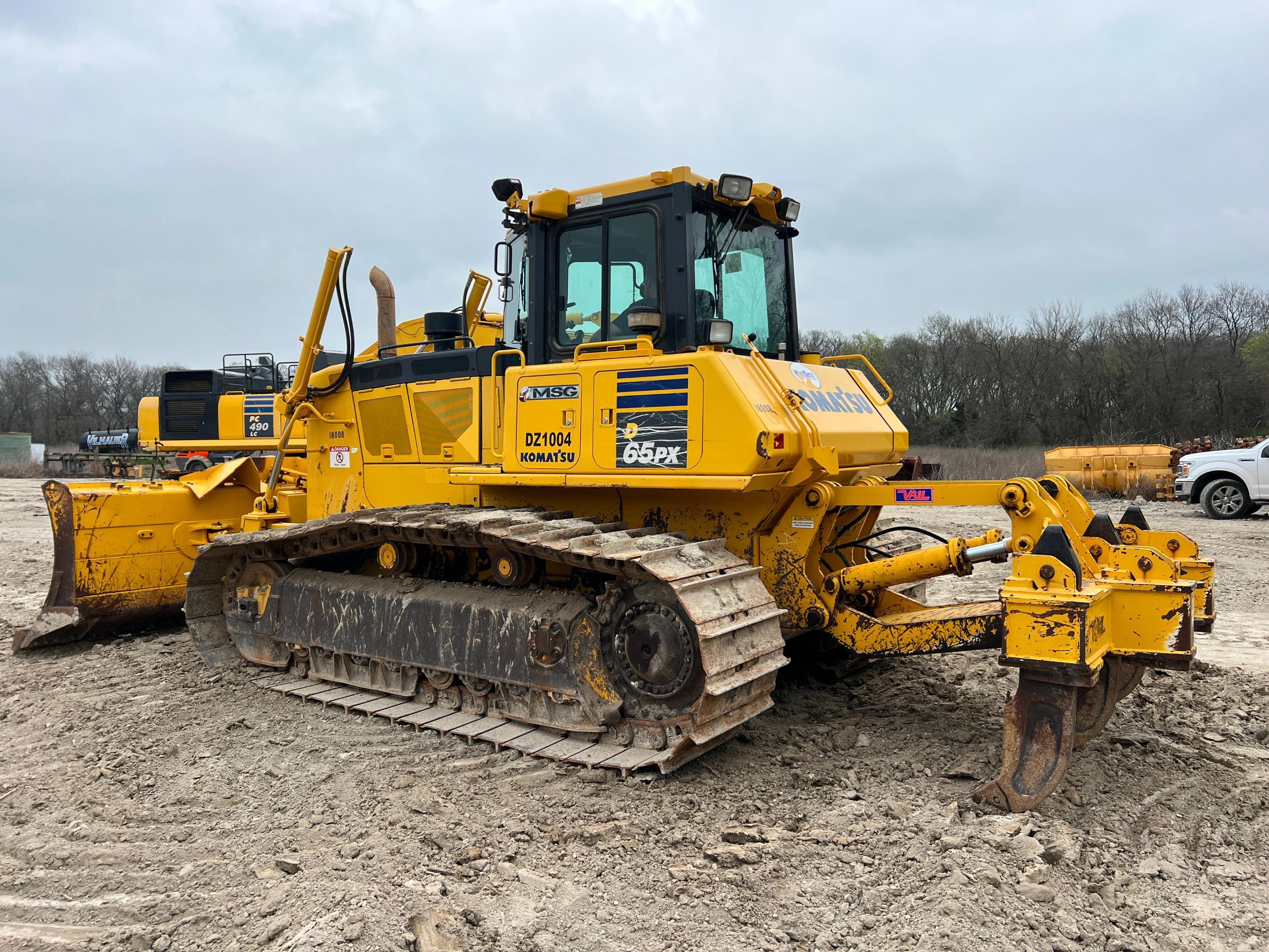 2018 KOMATSU D65PX-18 CRAWLER TRACTOR SN:91004 powered by Komatsu SAA6D114E-6 diesel engine, 220hp,