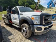 2015 FORD F550 UTILITY TRUCK VN:C26013 4x4, powered by gas engine, equipped with auto transmission,