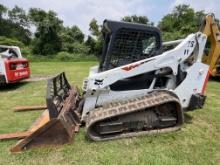 2020 BOBCAT T595 RUBBER TRACKED SKID STEER SN:B3NK36678 powered by diesel engine, equipped with
