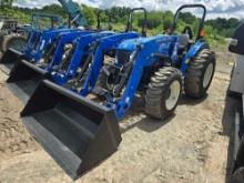 NEW UNUSED...HOLLAND WORKMASTER 50 TRACTOR LOADER 4x4, SN-609118 powered by diesel engine, equipped