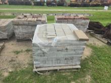 (3) PALLETS OF CEMENT PAVERS SUPPORT EQUIPMENT