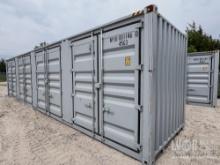 NEW 40FT. HIGH CUBE CONTAINER MULTI-USE CONTAINER Details: Four Side Open Door, one end door, lock