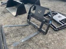 NEW 42IN. FORKS W/ 45IN. FRAME SKID STEER ATTACHMENT