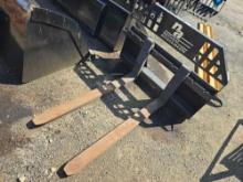 NEW AMERICAN HEAVY DUTY FORKS SKID STEER ATTACHMENT