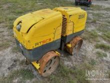2018 WACKER RTLX-SC3 TRENCH ROLLER SN:24459100 powered by diesel engine, equipped with padsfoot