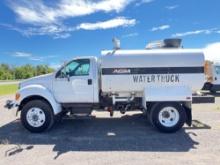2007 FORD F750 WATER TRUCK VN:515480 powered by Cummins diesel engine, equipped with power steering,