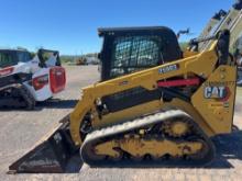 2020 CAT 259D3 RUBBER TRACKED SKID STEER SN:CW904077 powered by Cat diesel engine, equipped with