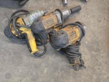 (3) DEWALT DW 292 1/2IN. ELECTRIC IMPACT WRENCHES SUPPORT EQUIPMENT