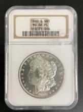 1880 US Morgan Silver Dollar S NGC MS 66 PL