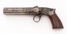 Pre-Civil War Robbins & Lawrence Ring-Trigger Pepperbox Pistol