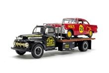 Ford '56 Stock Car & '51 F-6 Flatbed - 1:34