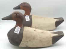 Pair of Wisconsin Canvasbacks-Soloman Cans