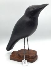 Unknown Crow Decoy on Stand