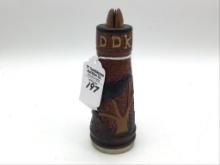 Highly Carved Decorated Crow Call Marked