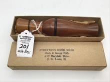 Etherton Hand Made Duck Call-East St. Louis, IL