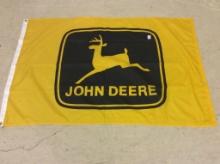 Lg. Yellow & Black John Deere Flag