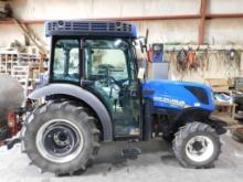 2022 New Holland T4-100V 4-Wheel Drive Tractor, FPT 4-Cylinder Turbo Diesel Engine, Enclosed Cab