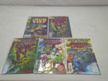 MARVEL COMICS GROUP $3.99 HOLOGRAPHIC COVER LOT - 5