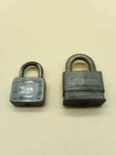 PAIR OF MASTERLOCKS- NO KEYS