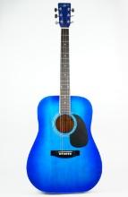 Acoustic-Electric Blue Guitar