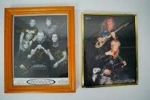 Lot of (2) Warrant Picture Framed and Signed