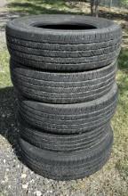 (5) Bridgestone Dueller H/T Tires 255/70R 18