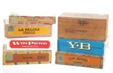 Assorted Cigar Mercantile Boxes c. 1930-1950s