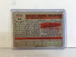 Collector Vintage Topps NFL Football Sport Tr5ading Card Billy Wilson #62 Football Sport Card