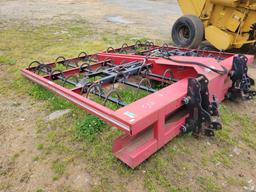 HOELSCHER HYDRAULIC GRAPPLE SQUARE, 18 BALE JOHN DEERE 640 COUPLINS HOOK-UP