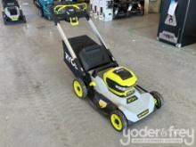 Unused Ryobi 21" Self Propelled Lawn Mower c/w Battery and Charger