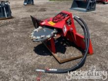 Unused 2024 Raytree 31" Transverse Stump Grinder, 30 Alloy Cutting Teeth, 2 Spare Cutting Teeth  to 