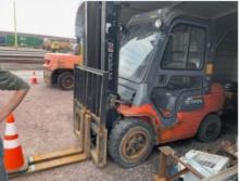 TOYOTA 7FGU30 FORKLIFT, UP# 60002347, S# 62607, LOCATION AND CONTACT - MELR
