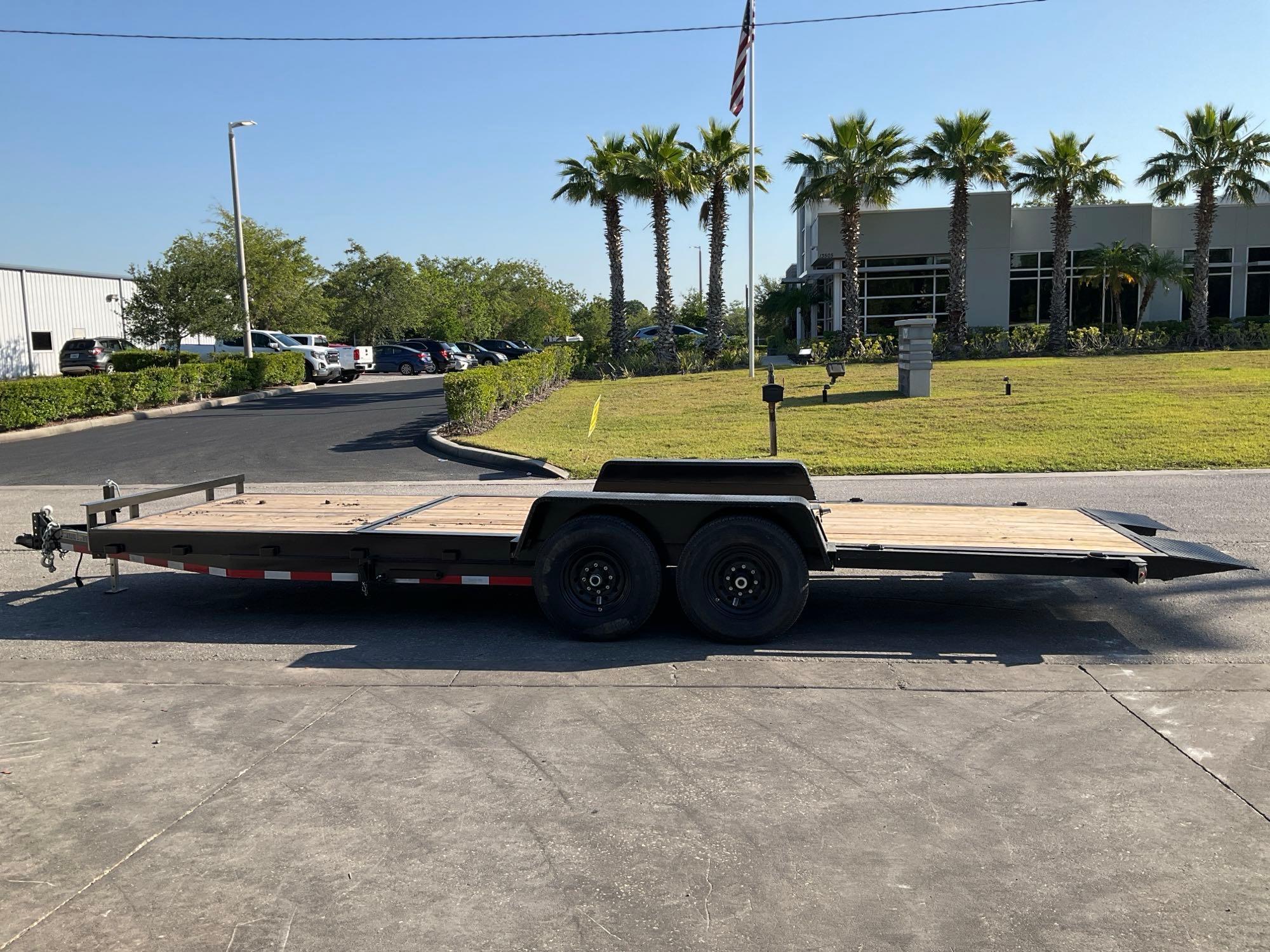 UNUSED 2024...CARRY-ON TILT TRAILER TYPE TRA/REM 7X22HDEQTILT14K, APPROX GVWR 14000LBS, APPROX 22...