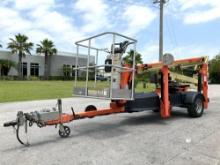 2012 JLG T350...TOW-BEHIND ARTICULATING & TELESCOPIC MAN LIFT,ELECTRIC... MAX PLATFORM HEIGHT 35F...