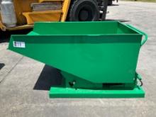 UNUSED...SELF DUMPING HOPPER WITH FORK POCKETS