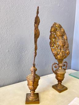 Two Brass/Metal Sculptures