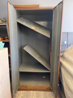 Metal Three Shelf Cabinet
