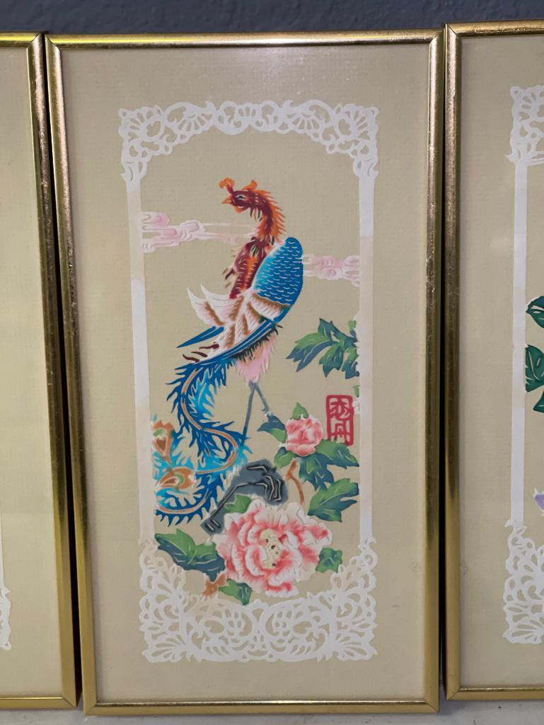 Four Asian Style Wall Art